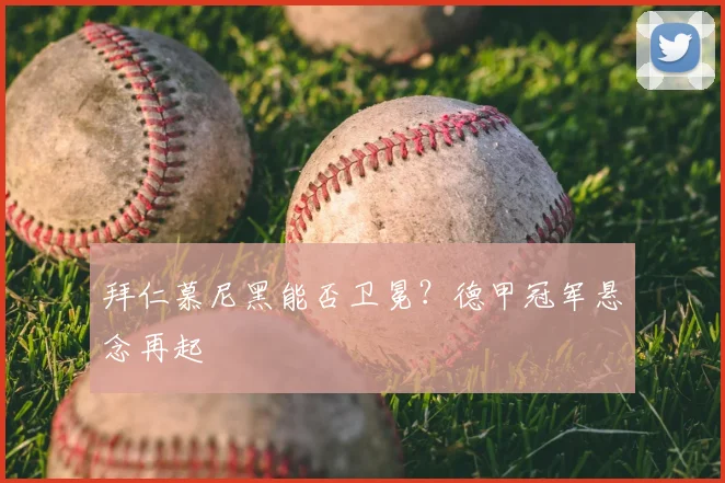 拜仁慕尼黑能否卫冕？德甲冠军悬念再起